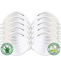 Disposable Particle Respirator Face Mask Coated in Tea Tree or Aloe Vera Essential Oil (10-Pack)- IN STOCK!